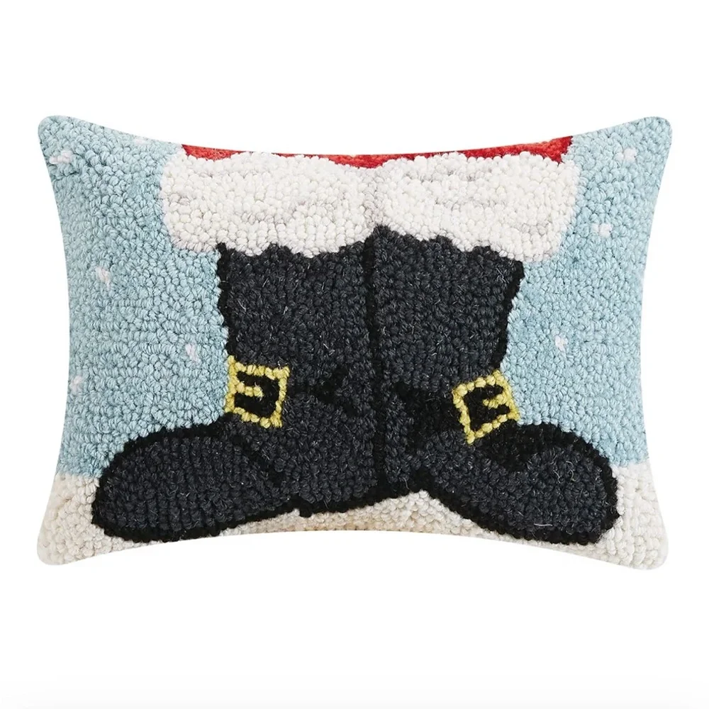 Santa’s Boots Accent Pillow